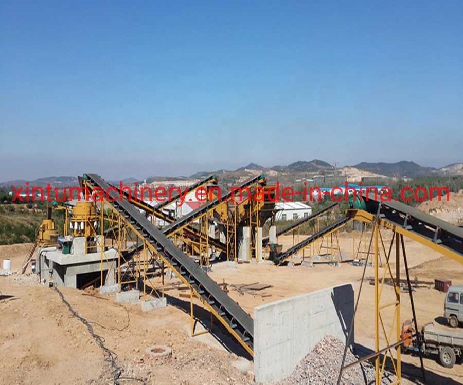 Stationary Rock Production Line Mining Quarry Rock Crushing Equipment Aggregate Stone Crushing Plant