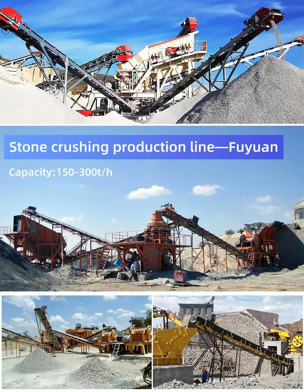Rock Impact Crusher Portable Mobile Stone Crushing Plant for Mining