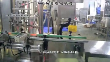 Automatische Verpackungsausrüstung für Flüssigpasten-Wasser-Creme-Abfüllmaschinen