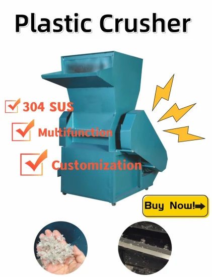 250–400 kg/h Recycling-Abfall-Kunststofffolie, Zerkleinerungsmaschine, Zerkleinerungsmaschine