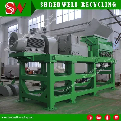 Automatische Schrott-/Abfall-/Altreifen-Recyclinganlage zum Zerkleinern von Gummimulch